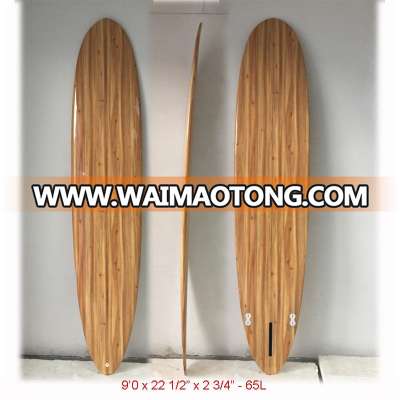 Waimaotong new style wooden longboard surfboard